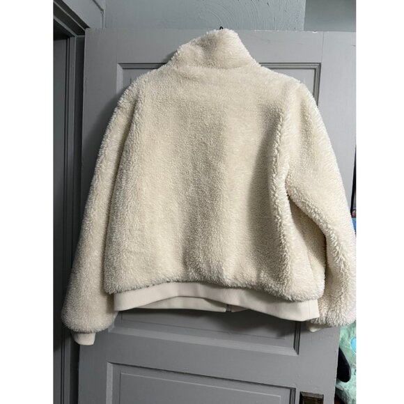 LOFT Cropped Teddy Jacket XL - Picture 4 of 4